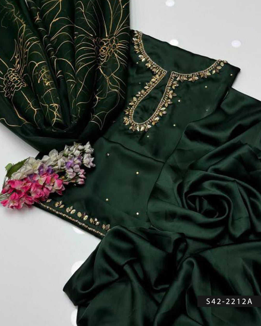 3 PC Unstitched Shamoze Silk Dress Collection