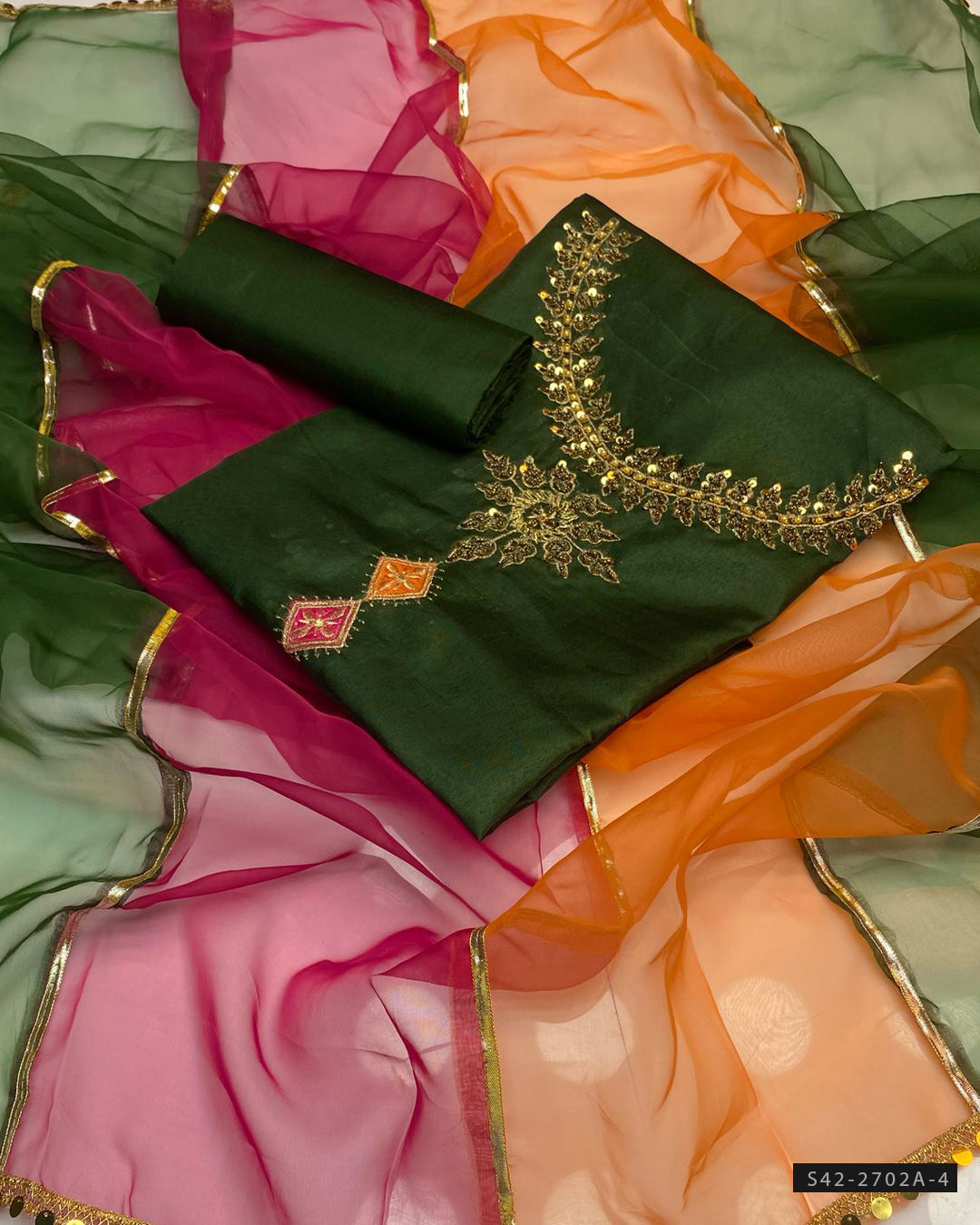 3 PC Unstitched Formal Wear Kathaan Silk Collection