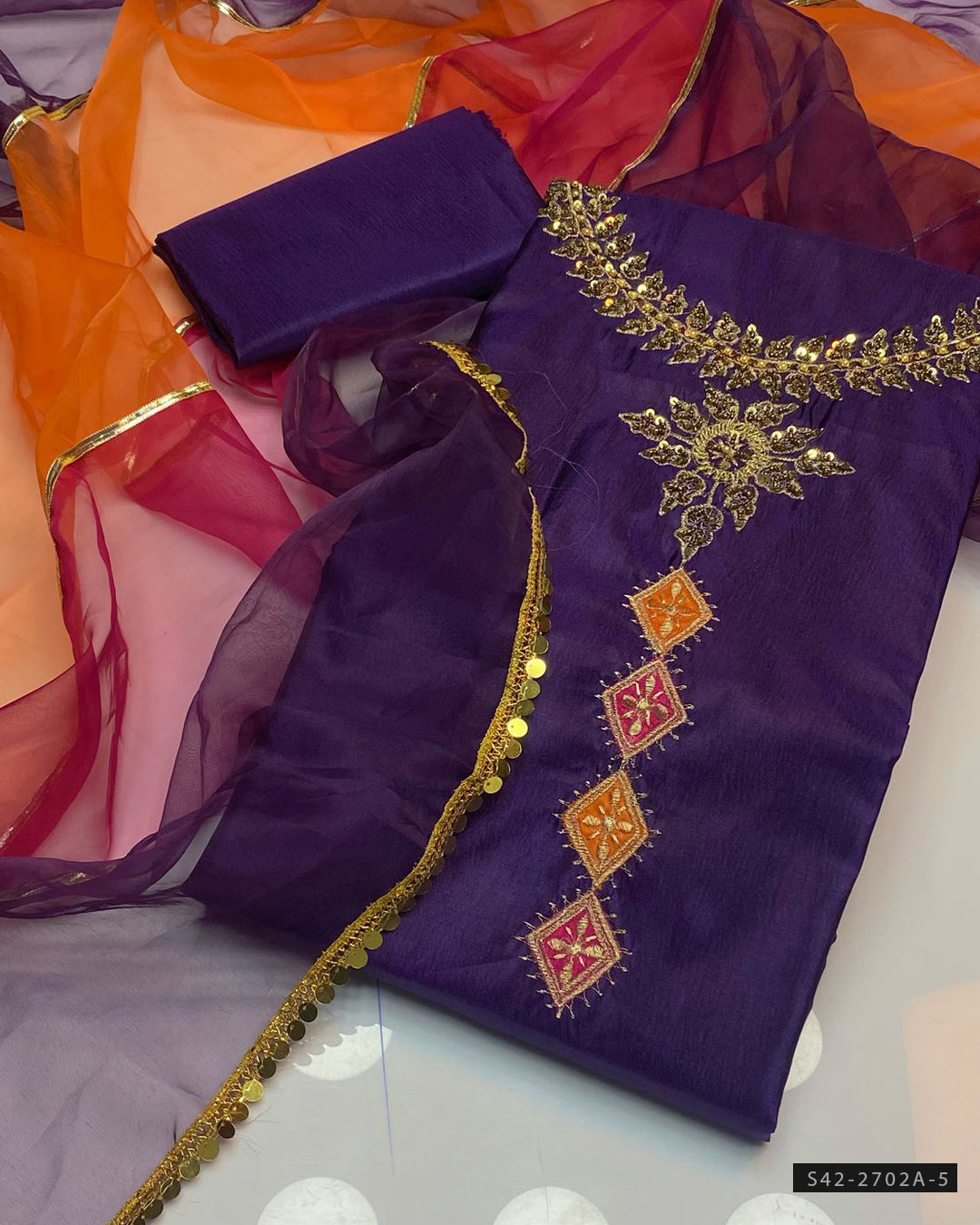 3 PC Unstitched Formal Wear Kathaan Silk Collection