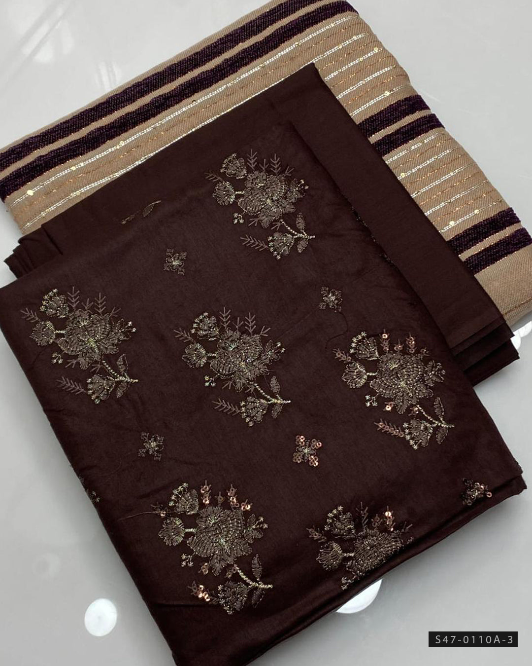 3 PC Unstitched Linen Marina Dress Collection