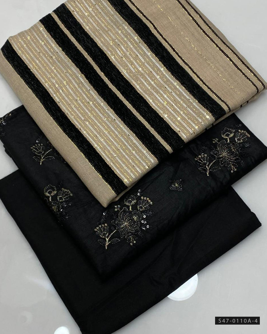 3 PC Unstitched Linen Marina Dress Collection