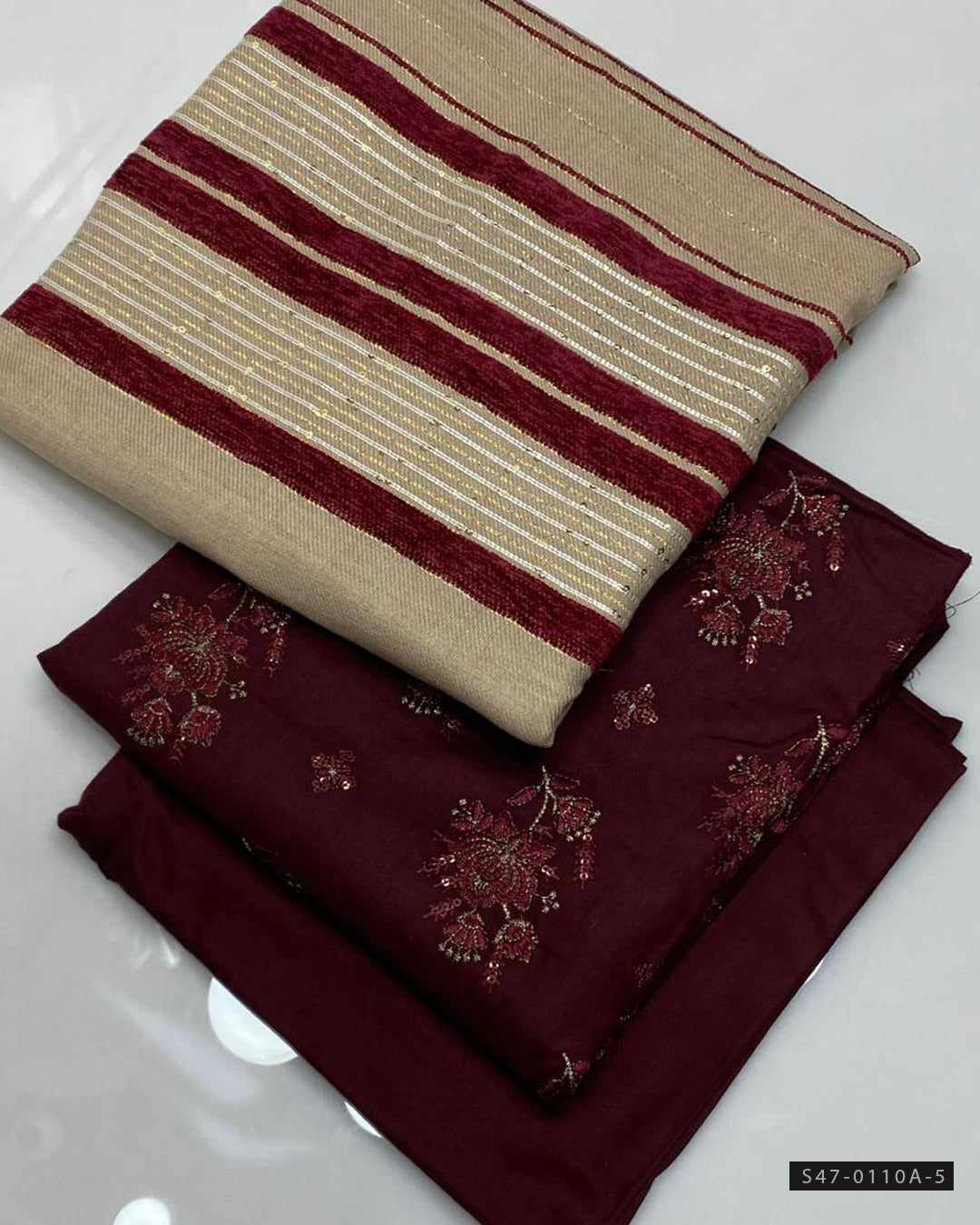 3 PC Unstitched Linen Marina Dress Collection