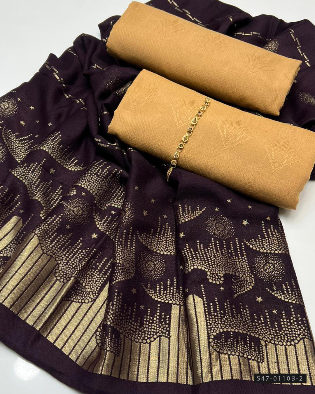 3 PC Unstitched Dhanak Marina Dress Collection