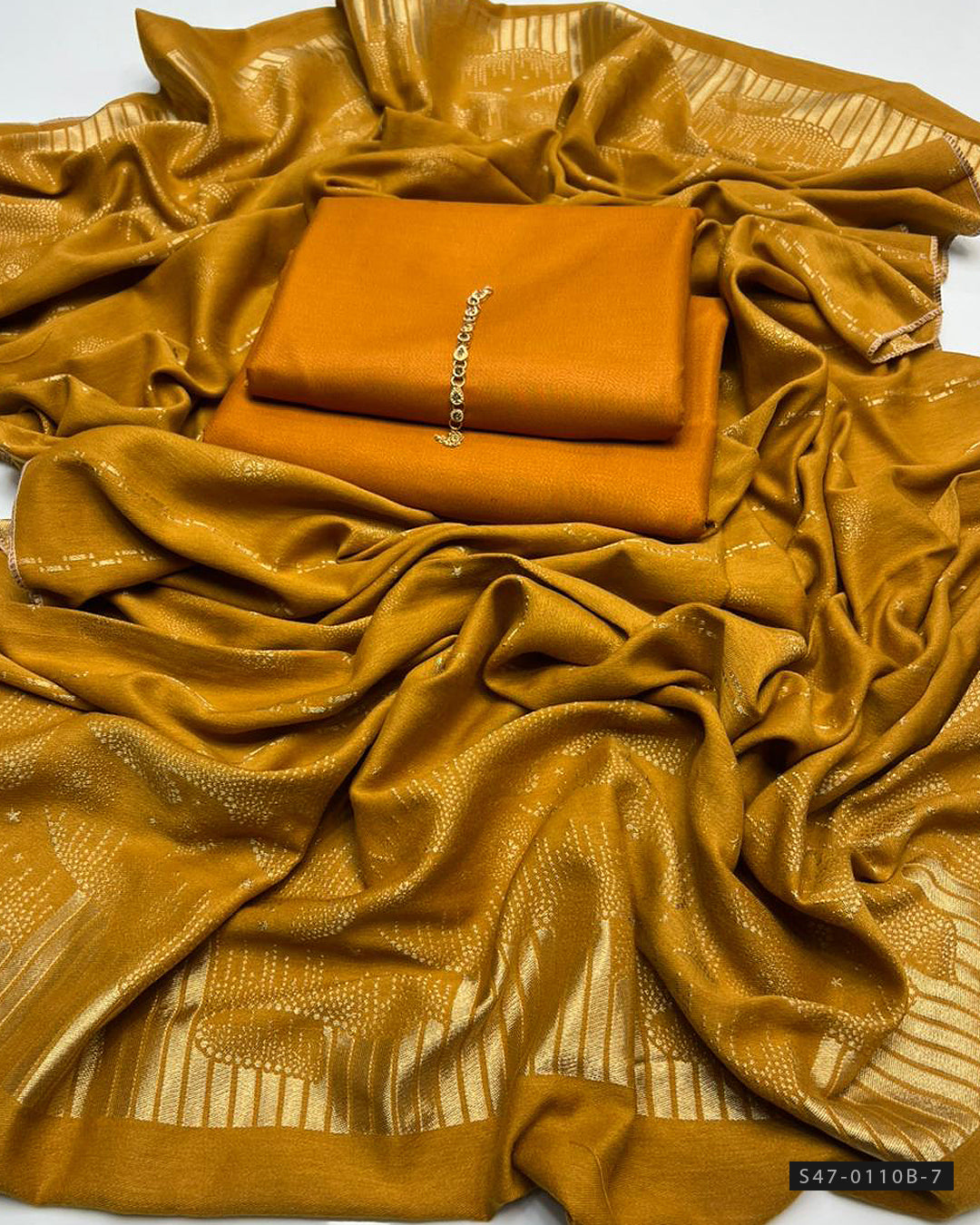 3 PC Unstitched Dhanak Marina Dress Collection