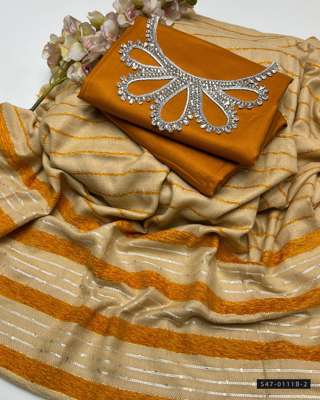 3 PC Unstitched Soft Marina Dress Collection