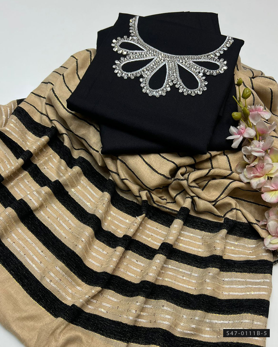 3 PC Unstitched Soft Marina Dress Collection