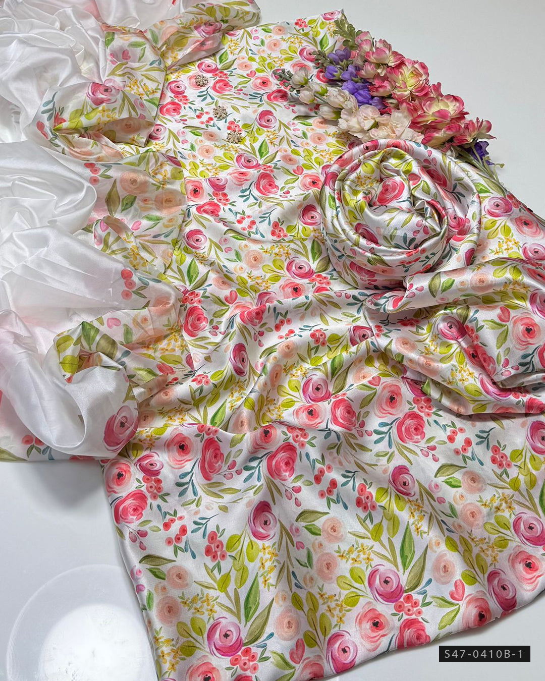 3 PC Unstitched Shamoze Silk Dress Collection