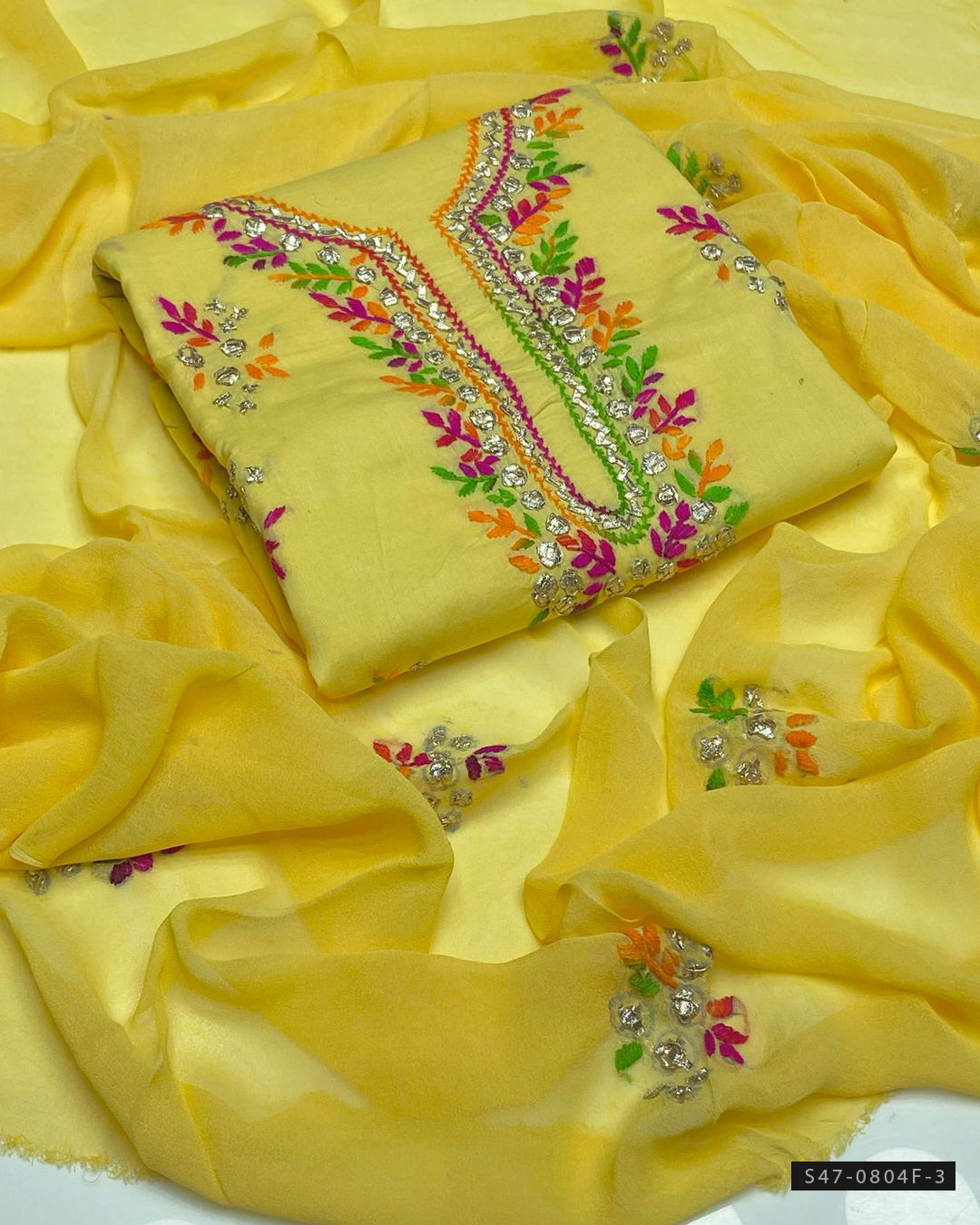3 PC Lawn Hand Embroidered Dresses