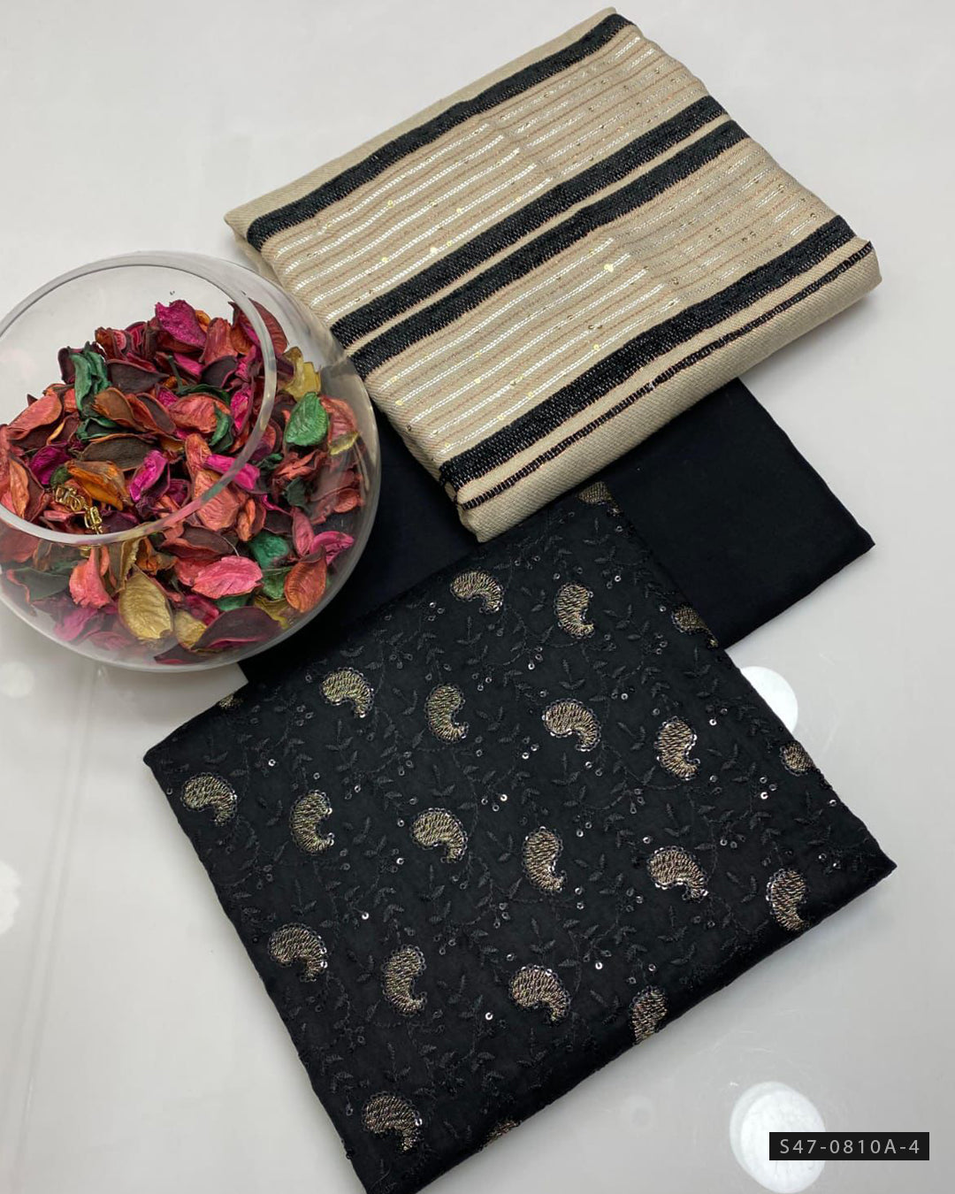 3 PC Unstitched Marina Linen Dress Collection
