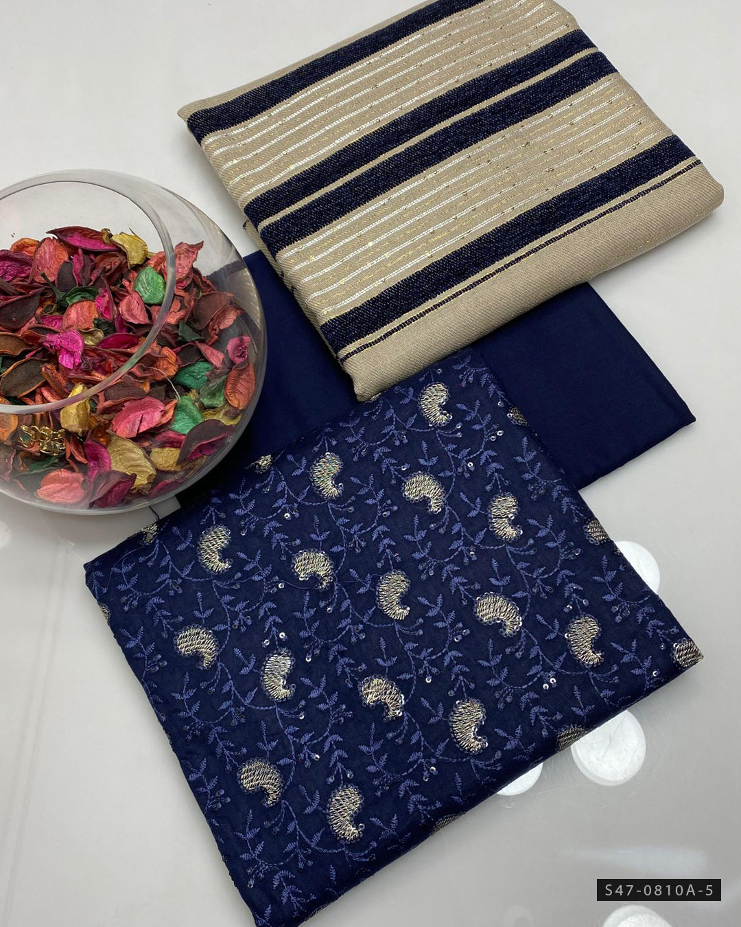 3 PC Unstitched Marina Linen Dress Collection