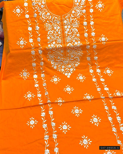 Hand Embroidered Lawn Pakka Work Shirt Collection