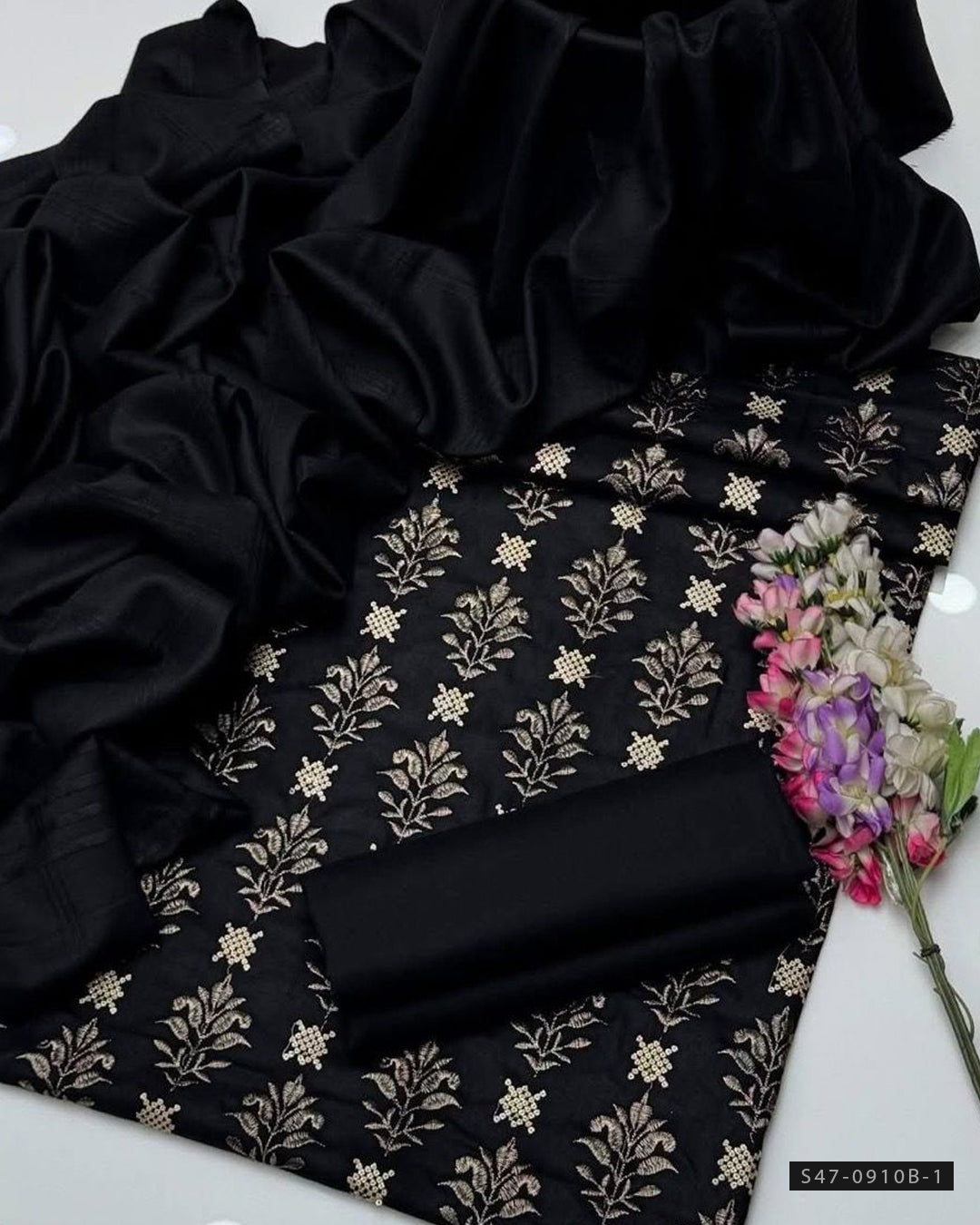 3 PC Unstitched Bareeza Dhanak Dress Collection