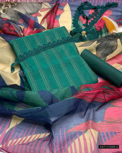3 PC Unstitched Lawn Dress Collection