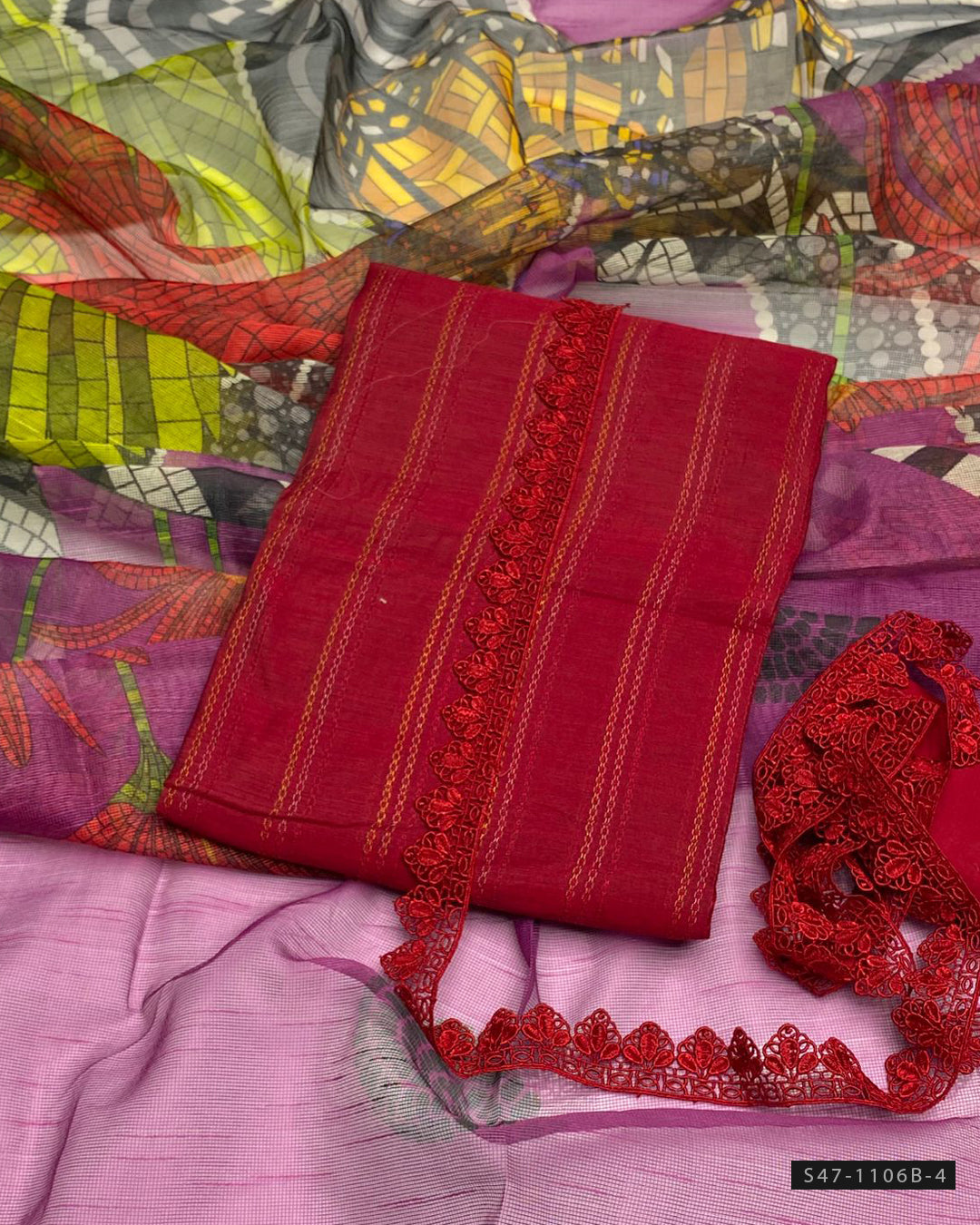3 PC Unstitched Lawn Dress Collection