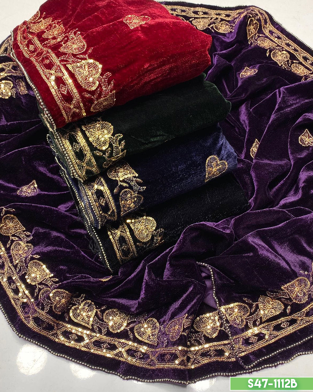 Velvet Shawls Collection - S47