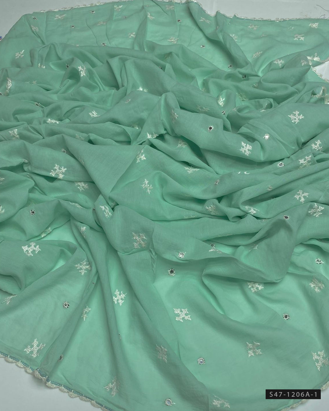 Handcrafted Embroidered Lawn Dupatta