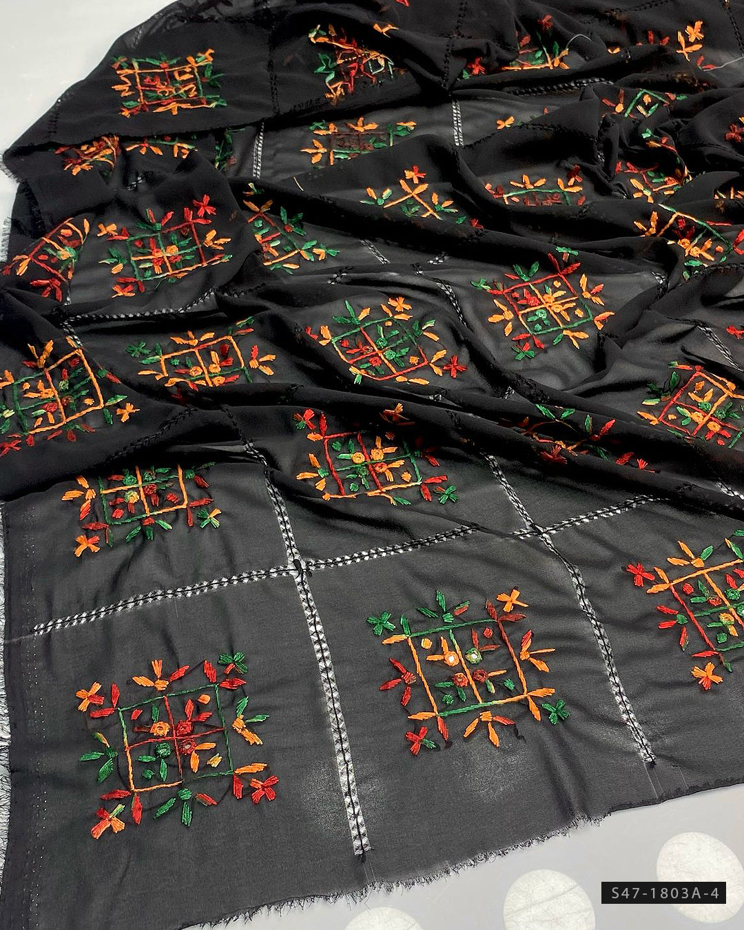 Georget Full Sized Hand Embroidered Chaddar Collection