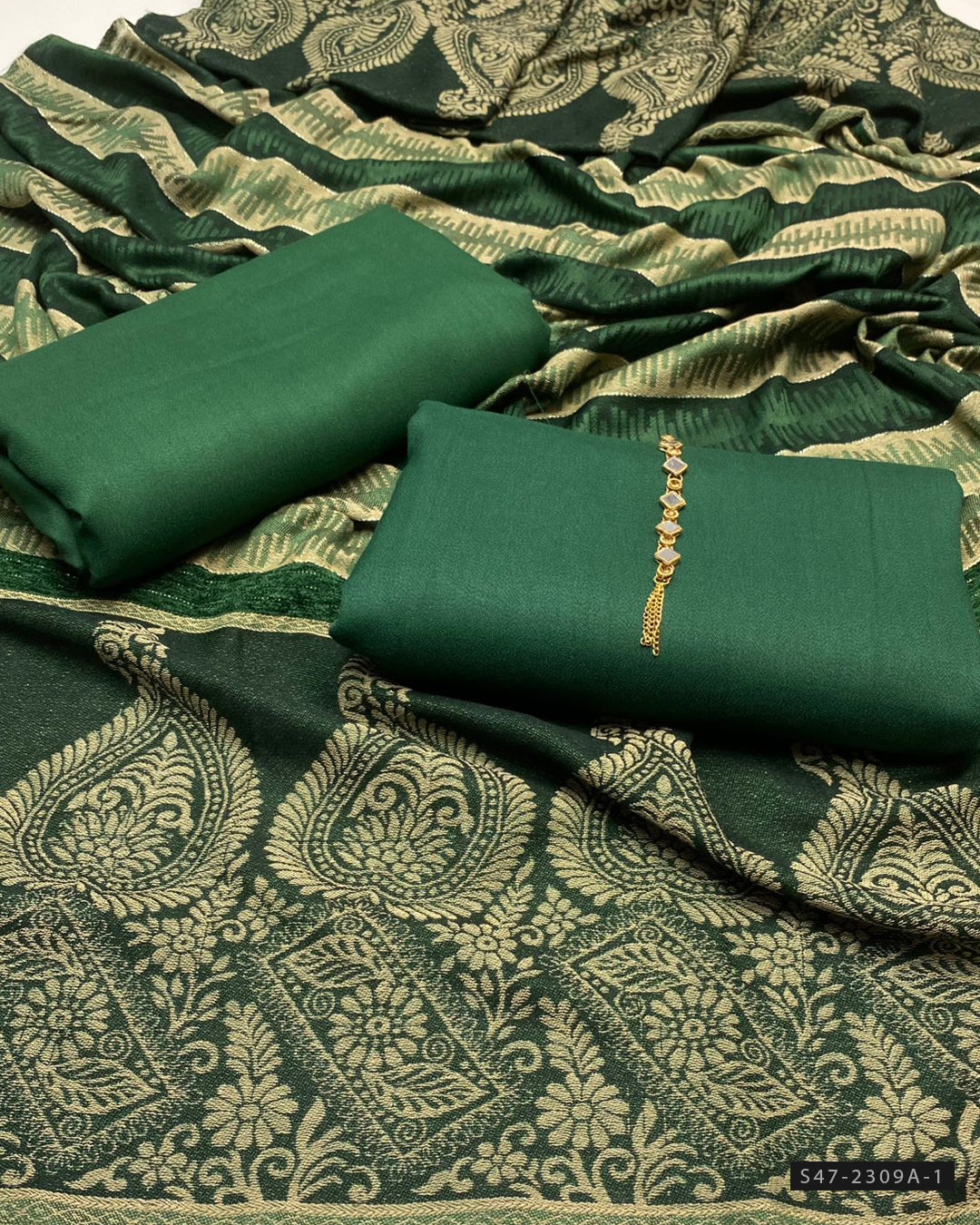 3 PC Unstitched Marina Dress Collection