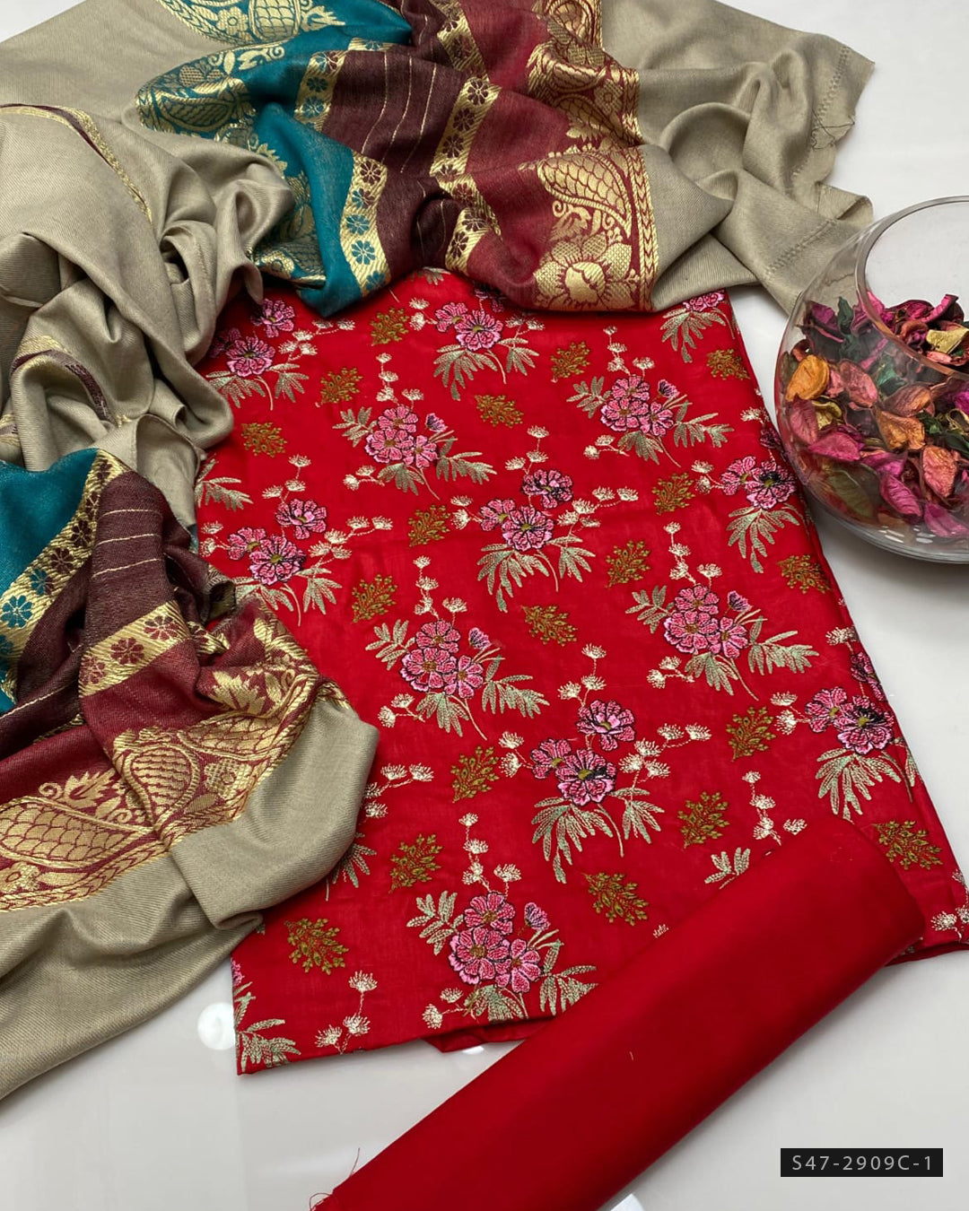 3 PC Unstitched Linen Dress Collection