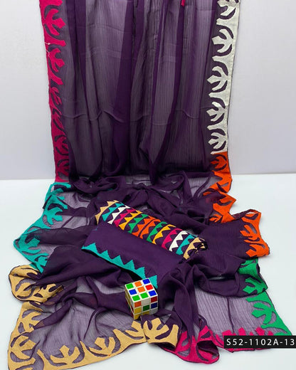 Handmade 3 PC Unstitched Lawn Dress