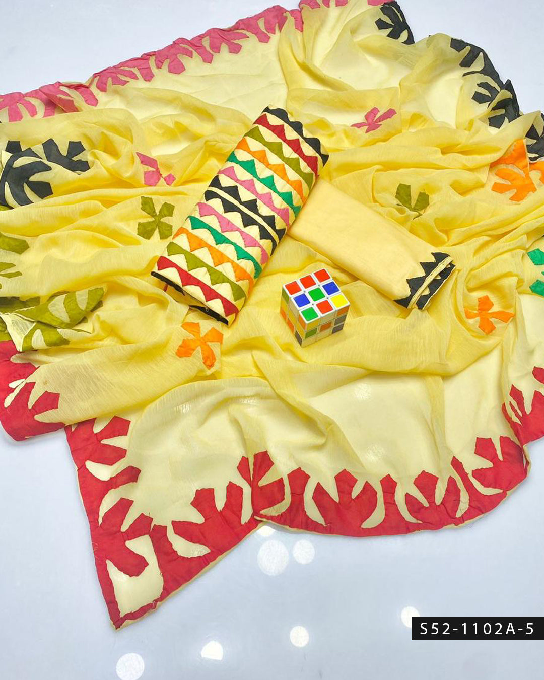 Handmade 3 PC Unstitched Lawn Dress