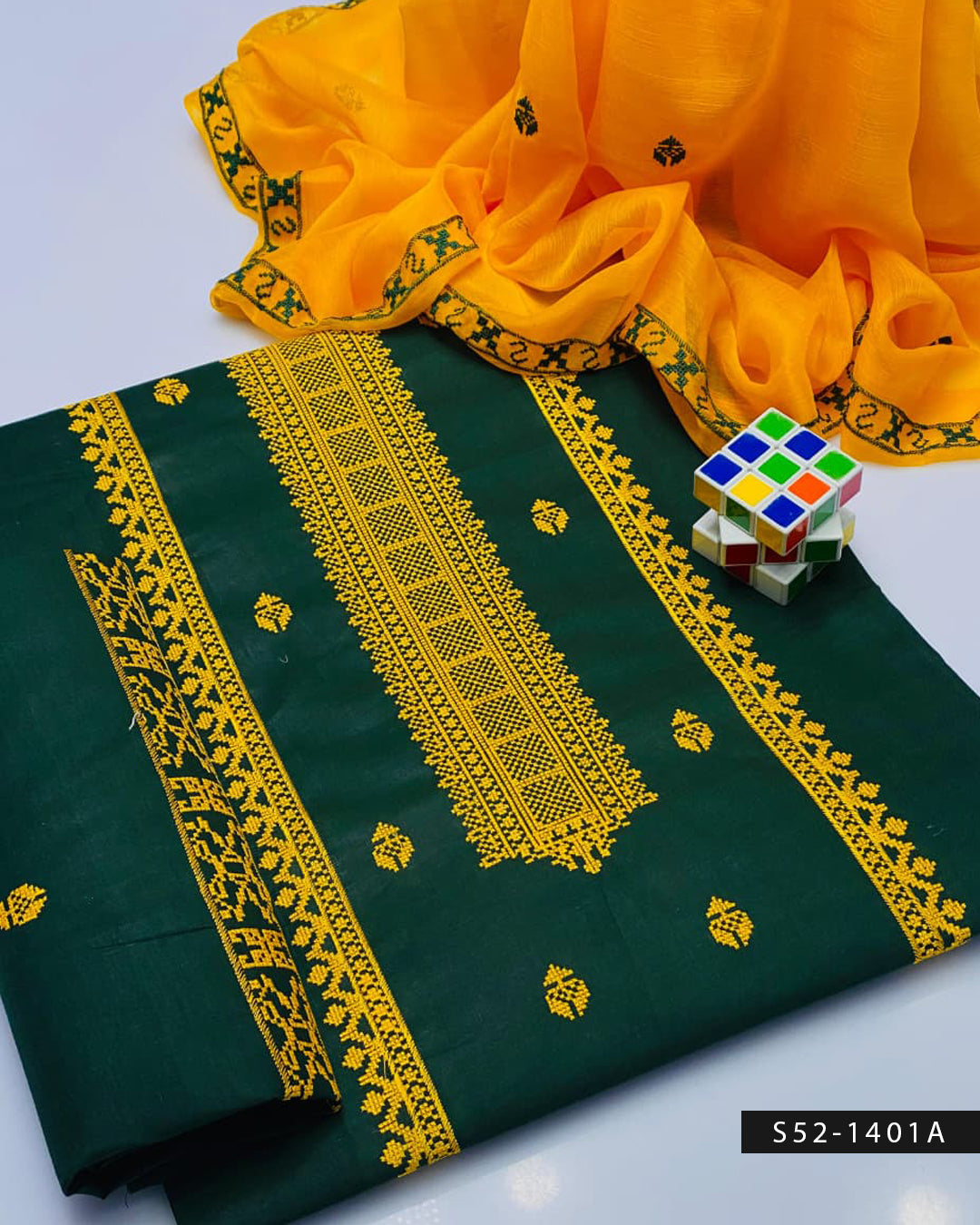 3 PC Unstitched Cotton Lawn Dress Collection