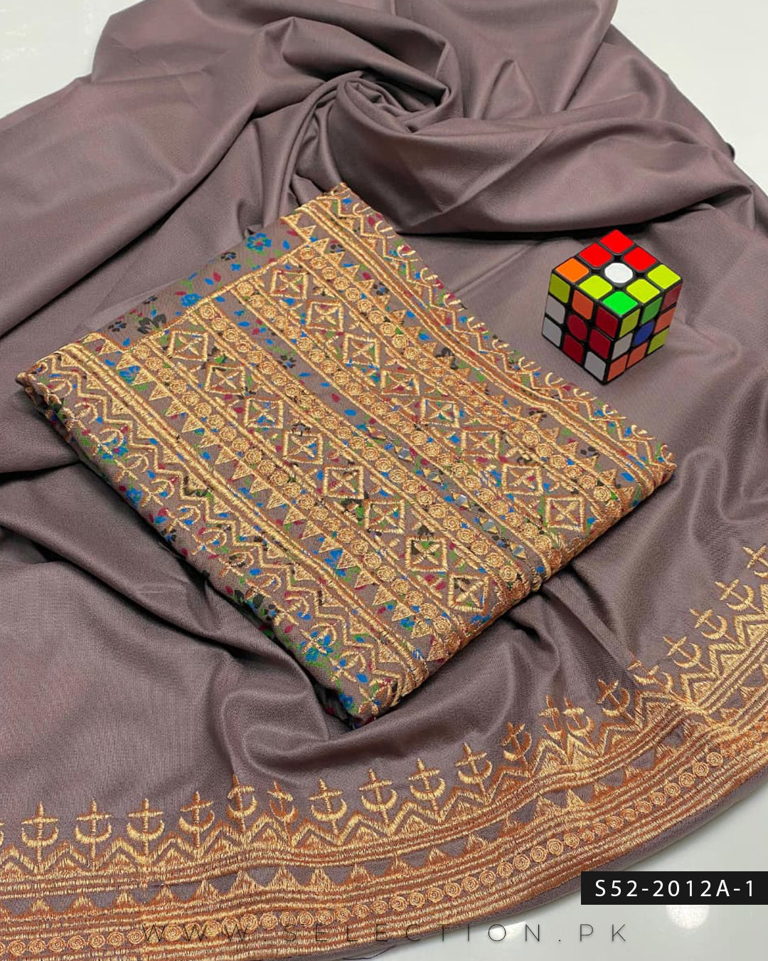 2 PC Unstitched Dhanak Marina Dress Collection