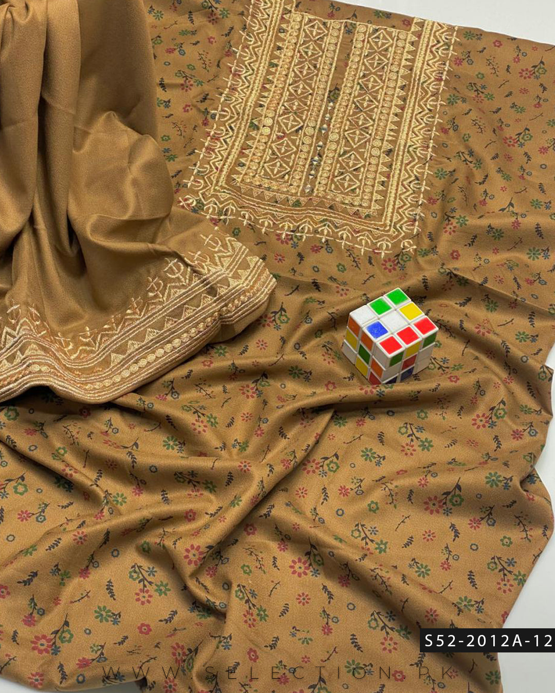 2 PC Unstitched Dhanak Marina Dress Collection