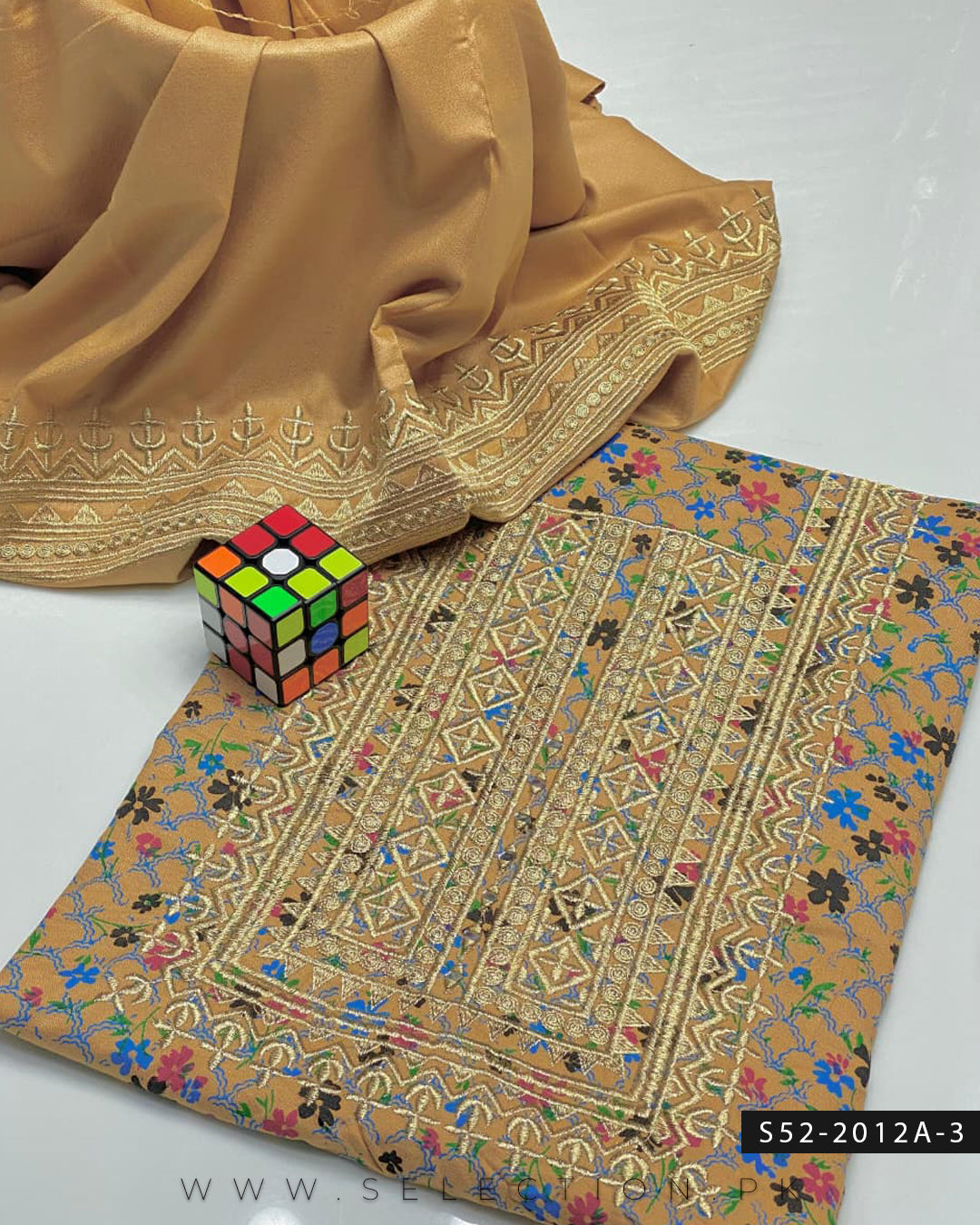 2 PC Unstitched Dhanak Marina Dress Collection