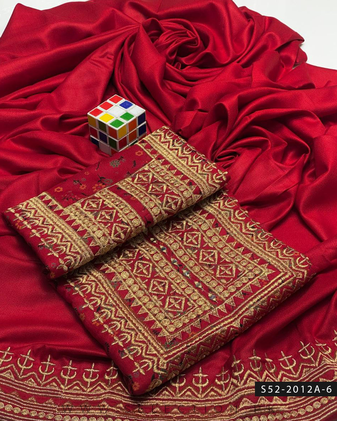 2 PC Unstitched Dhanak Marina Dress Collection