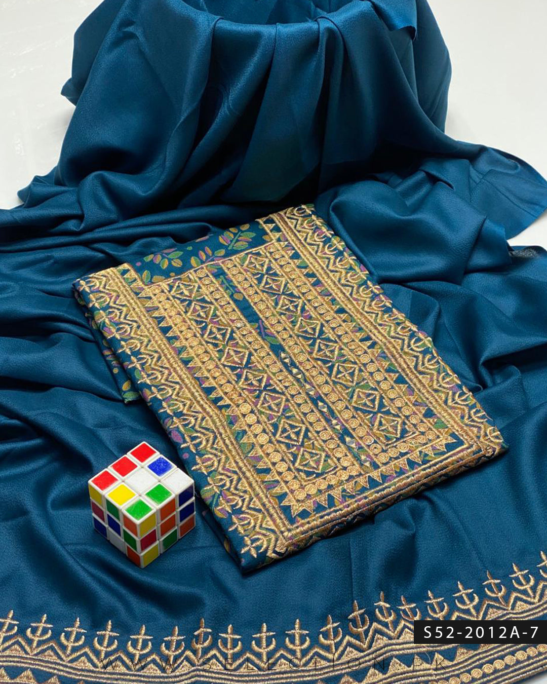 2 PC Unstitched Dhanak Marina Dress Collection