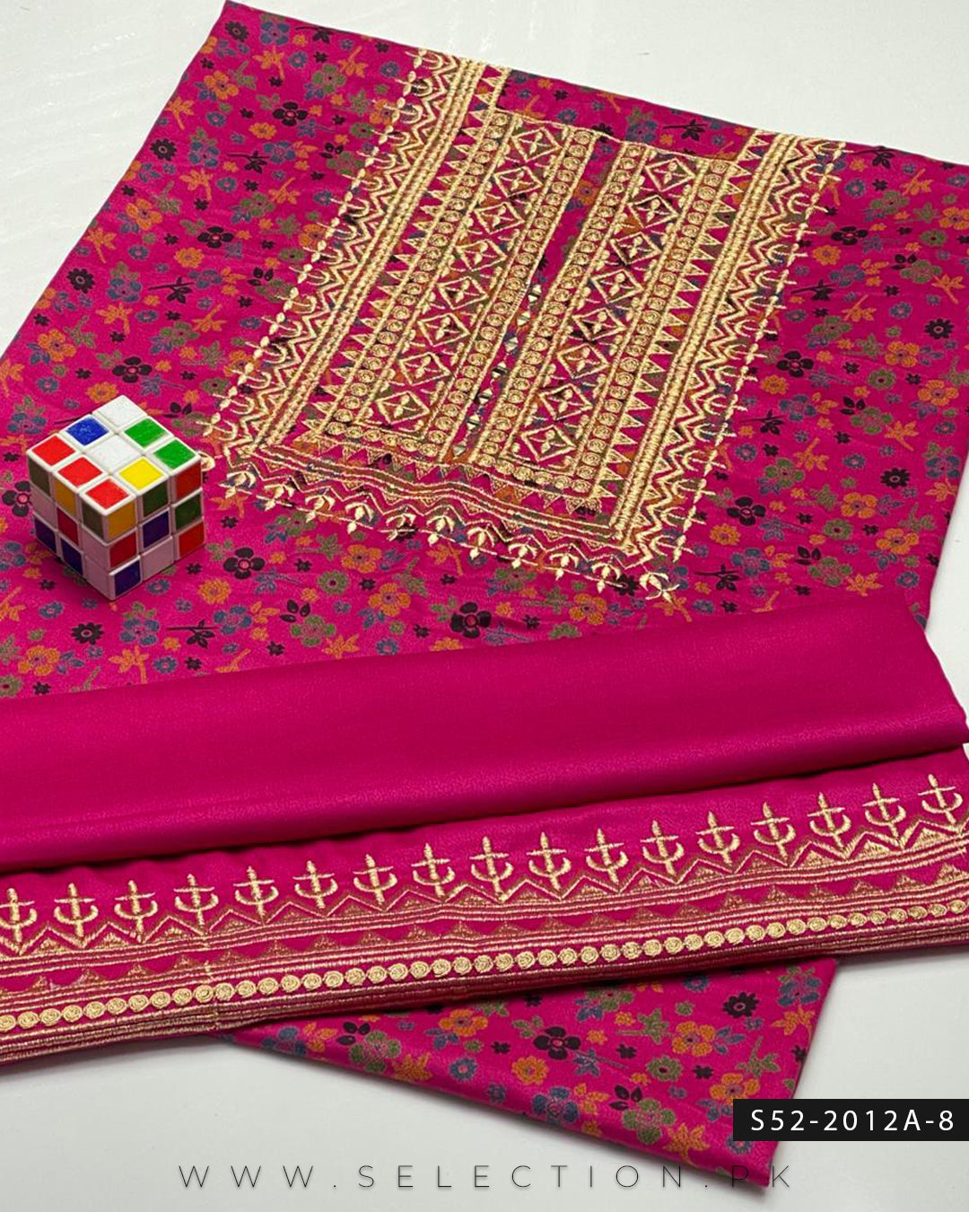 2 PC Unstitched Dhanak Marina Dress Collection