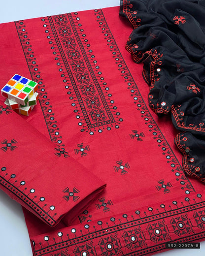 3 PC Unstitched Cotton Lawn Dress Collection