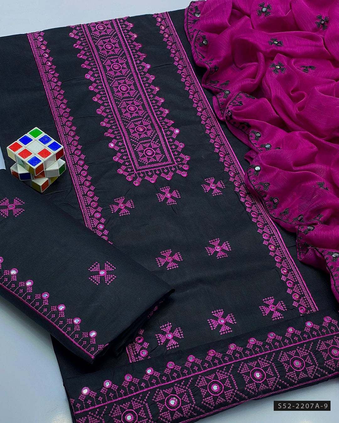 3 PC Unstitched Cotton Lawn Dress Collection