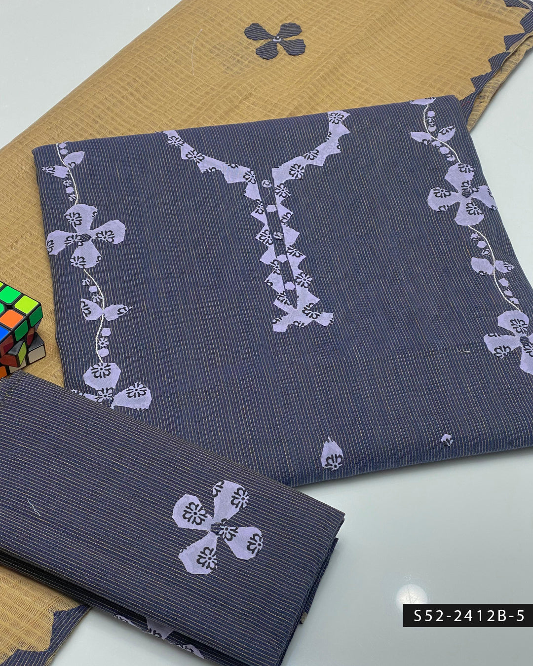 Handmade 3 PC Unstitched Khadi Khaddar Dress Collection