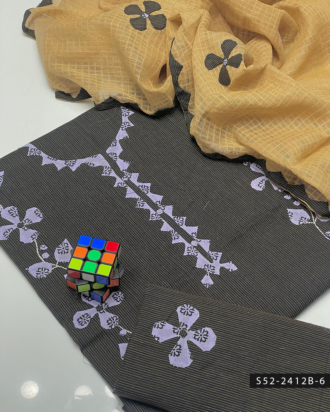 Handmade 3 PC Unstitched Khadi Khaddar Dress Collection