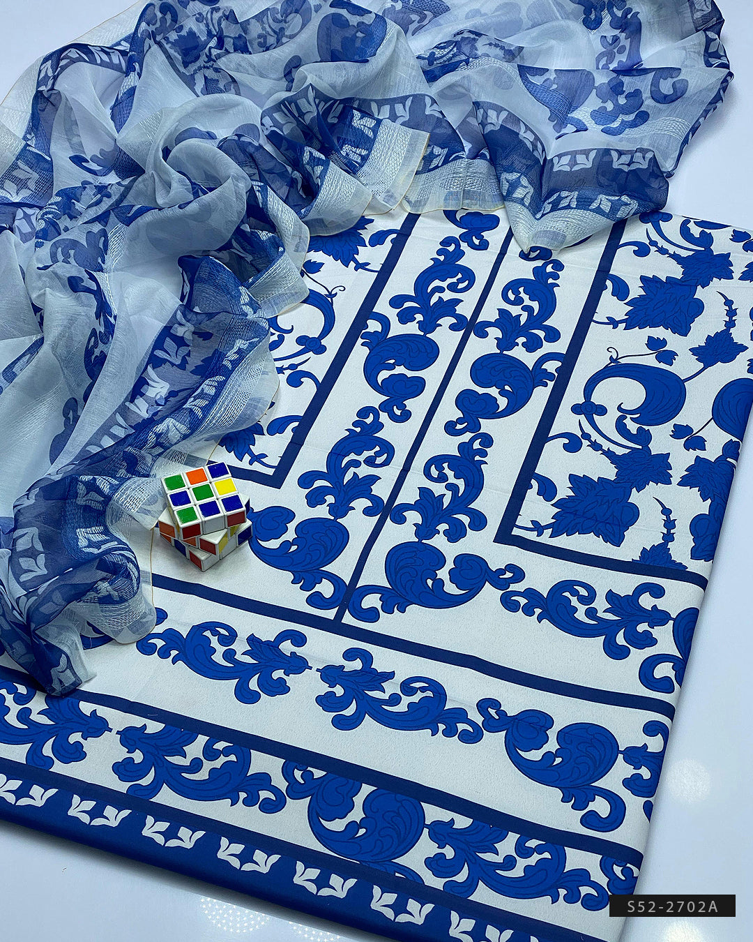 3 PC Unstitched Swiss Lawn Dress Collection