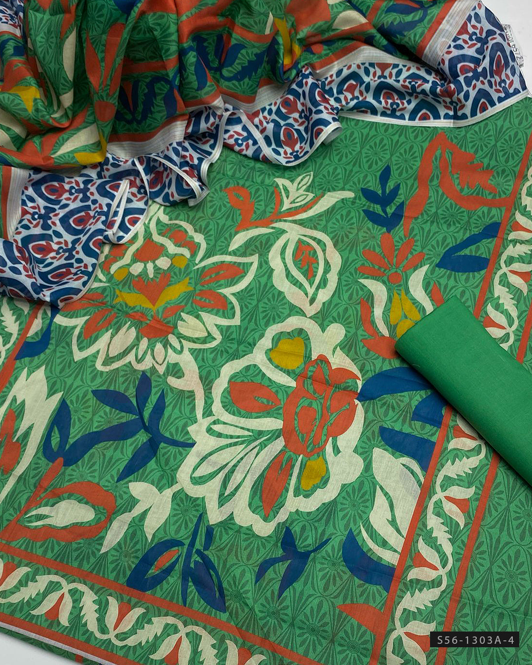 3 PC Unstitched Digital Print Lawn Dress Collection