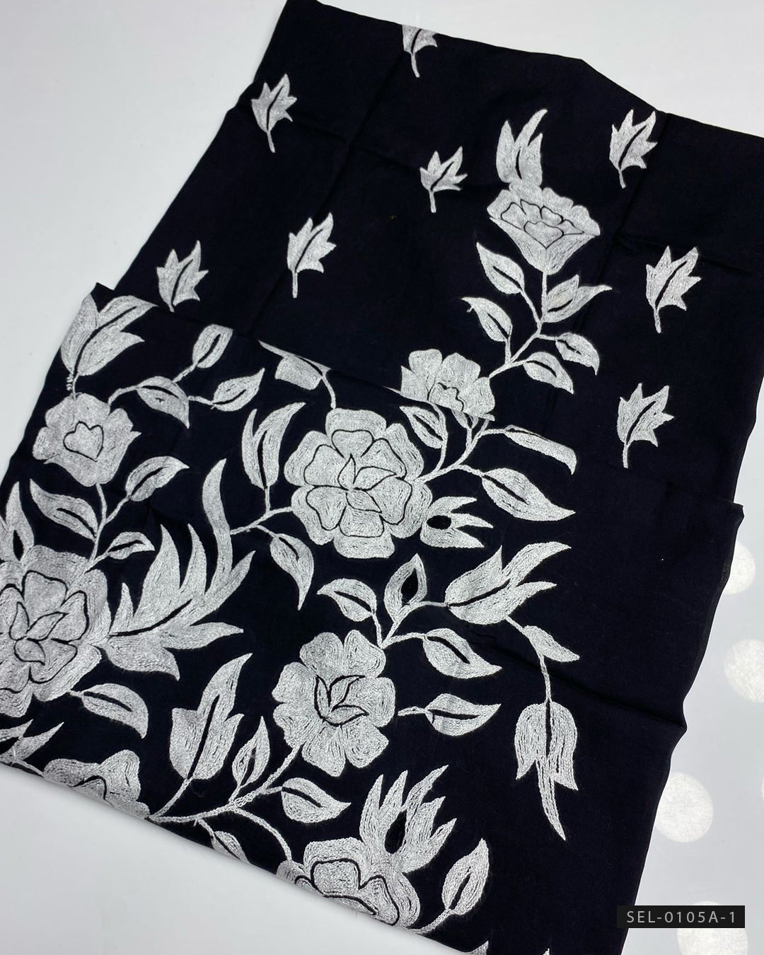 Unstitched Hand-Embroidered Lawn Shirt