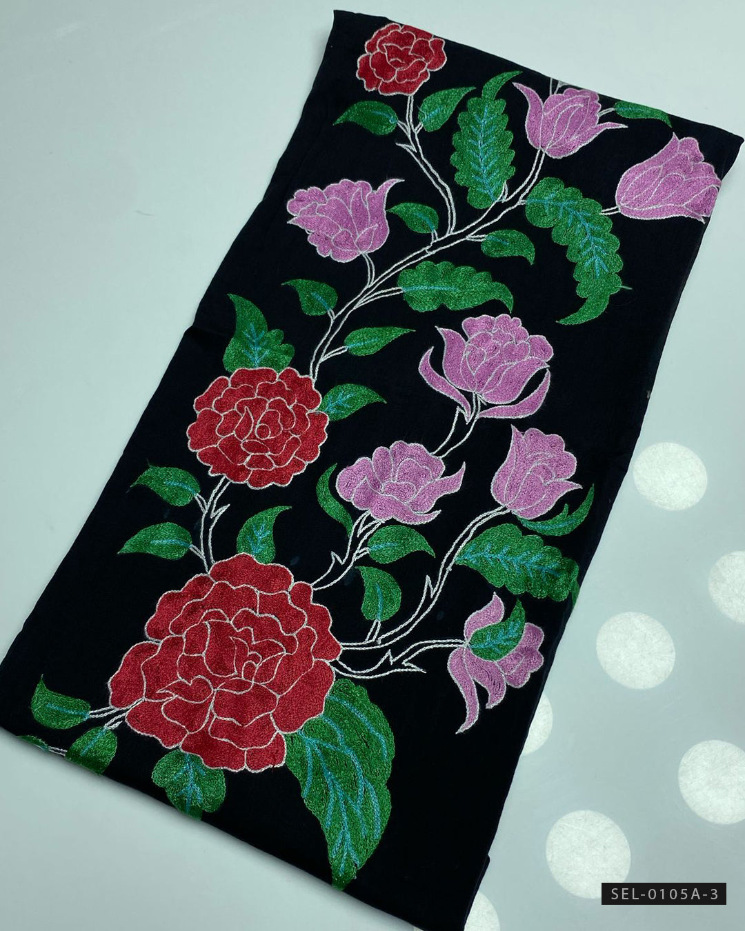 Unstitched Hand-Embroidered Lawn Shirt