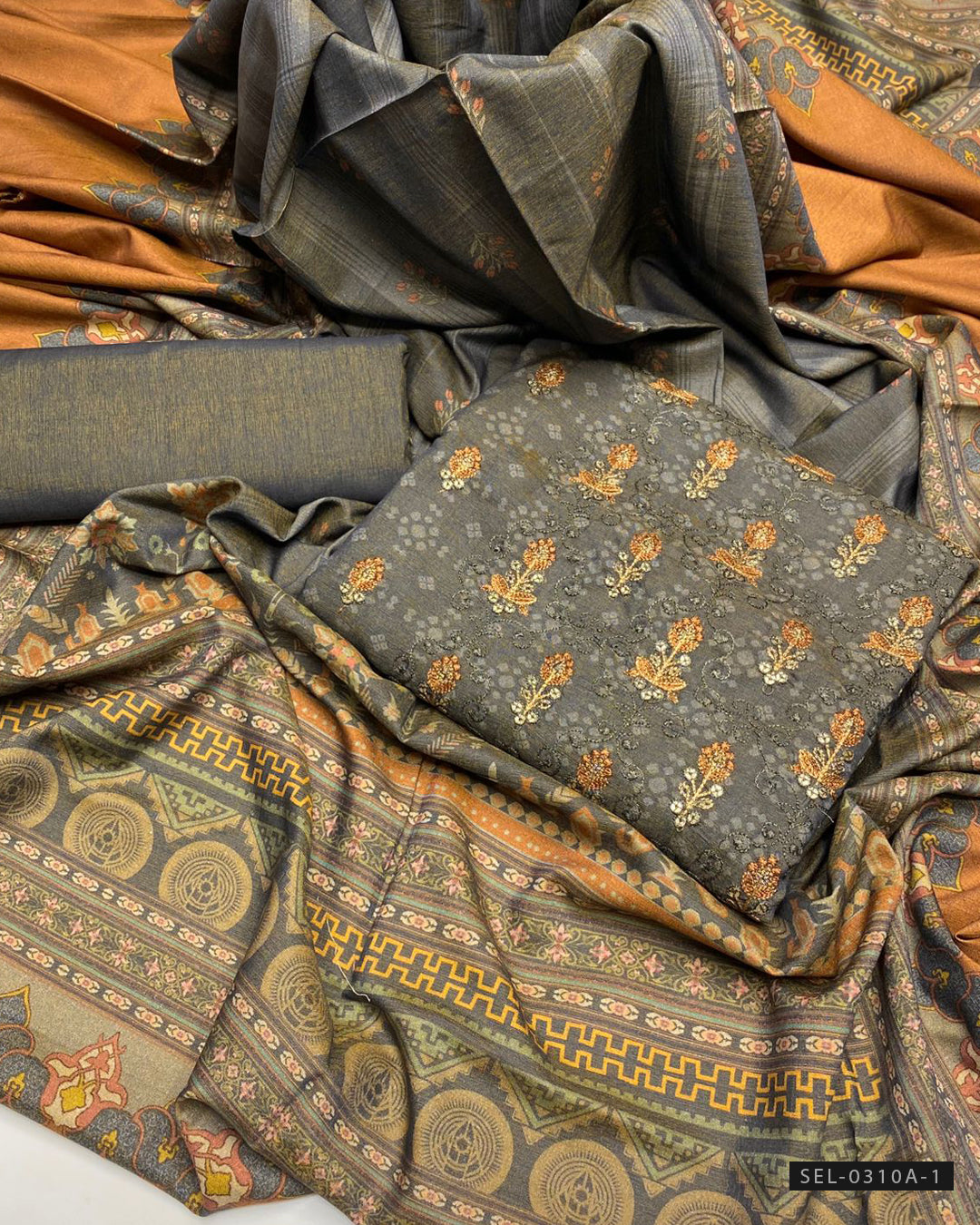 3 PC Unstitched Shamry Dress Collection