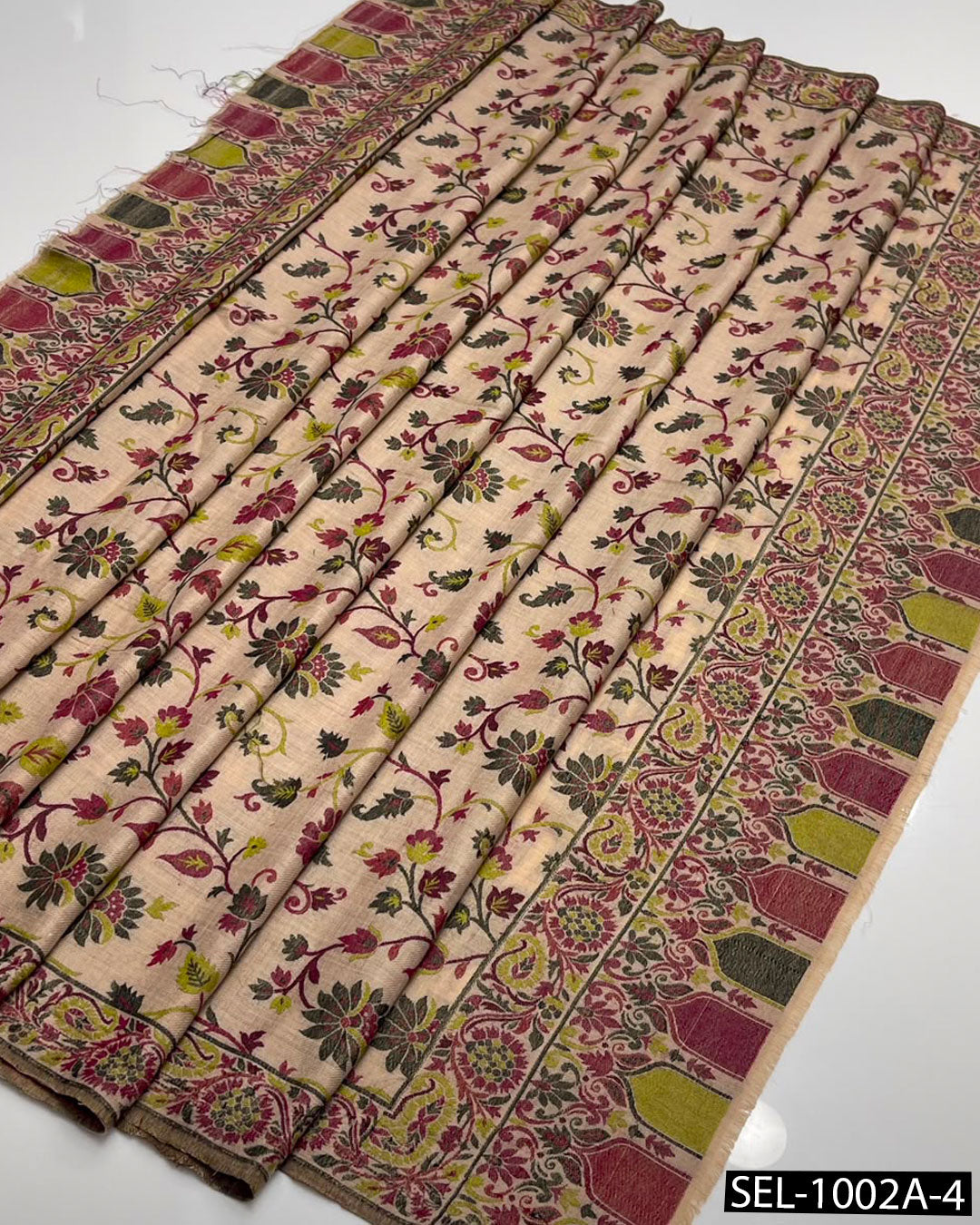 Premium Kani Pashmina Wool Shawl