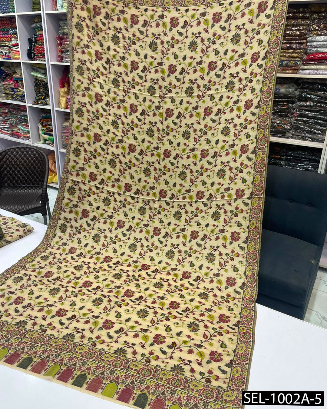 Premium Kani Pashmina Wool Shawl