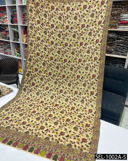 Premium Kani Pashmina Wool Shawl