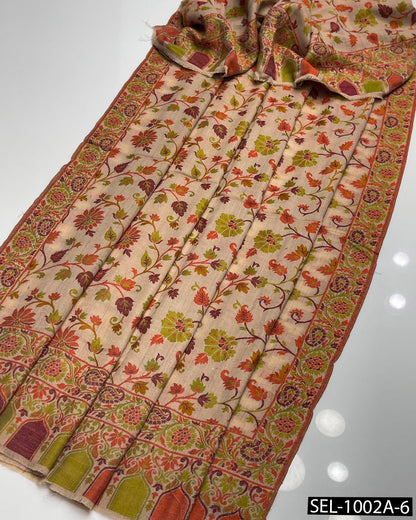 Premium Kani Pashmina Wool Shawl