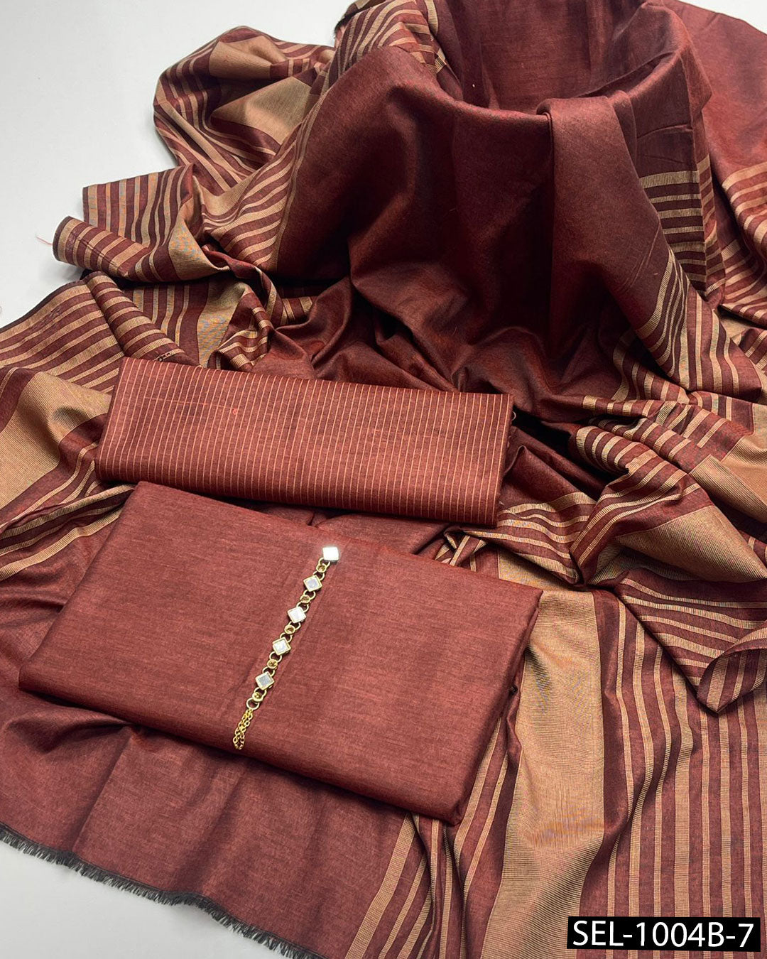 3 PC Multani Khaddi Sussi Unstitched Winter Suit