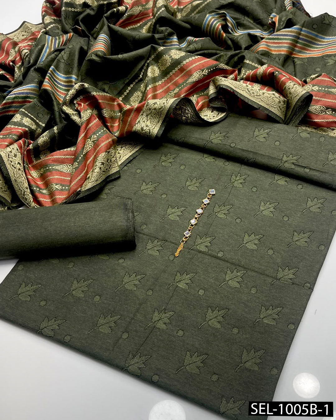 Multani Khaddi Sussi 3 PC Unstitched Winter Suit