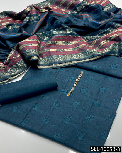 Multani Khaddi Sussi 3 PC Unstitched Winter Suit