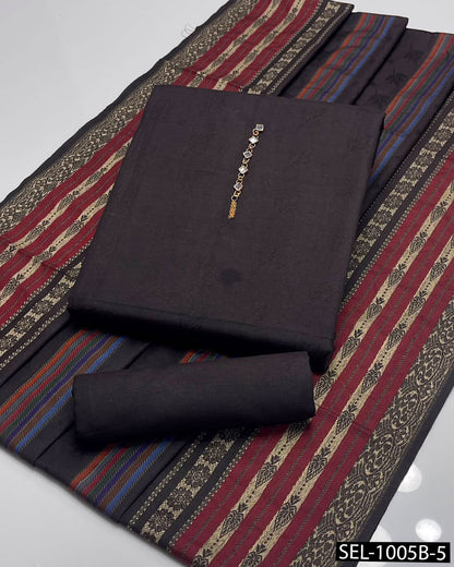 Multani Khaddi Sussi 3 PC Unstitched Winter Suit