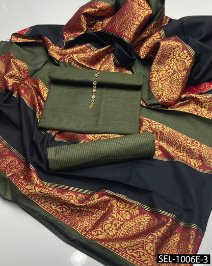 Khaddi Sussi 3-Piece Unstitched Winter Suit